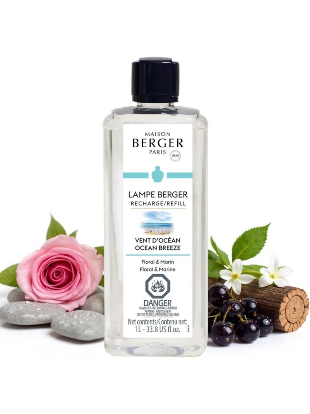 Ocean Breeze Catalytic Lamp Fragrance Refill - 1L, Odor Neutralizer